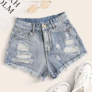 Shein Ripped Jean Shorts